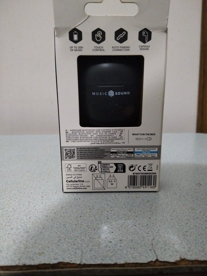 Music Sound Breeze Kablosuz Kulaklık Siyah - Görsel 2