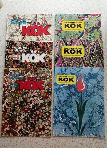 1981 Kök Sanat Kültür dergisi 6 sayı 