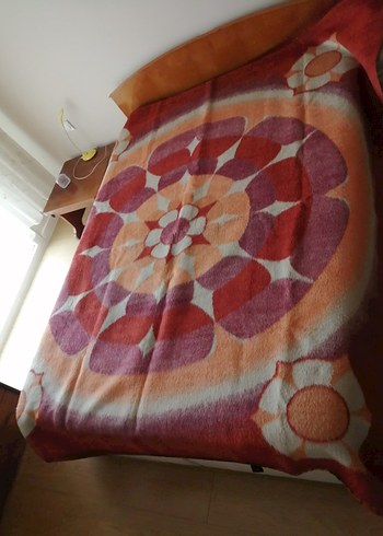 207x227 yün battaniye çift kişilik çift taraflı - Görsel 2