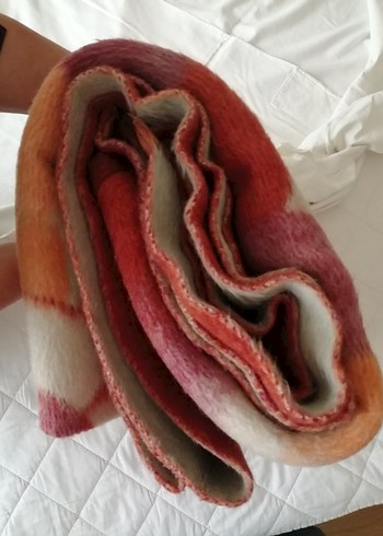 207x227 yün battaniye çift kişilik çift taraflı - Görsel 7