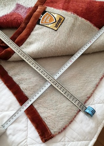 207x227 yün battaniye çift kişilik çift taraflı - Görsel 4
