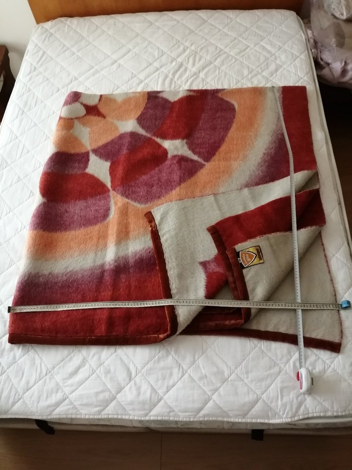 207x227 yün battaniye çift kişilik çift taraflı - Görsel 5
