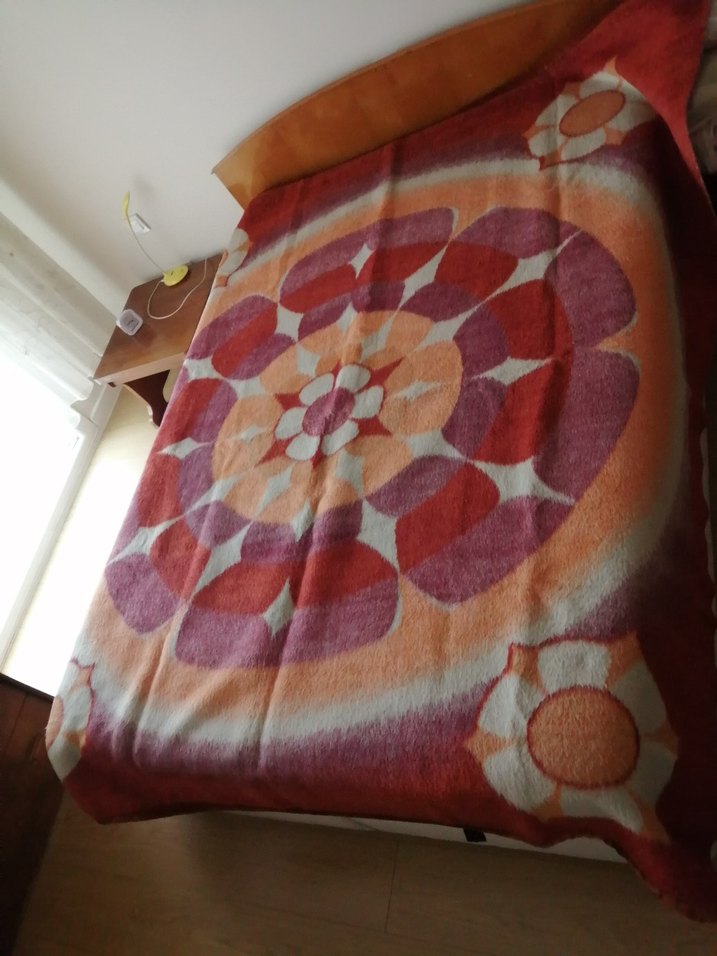 207x227 yün battaniye çift kişilik çift taraflı - Görsel 2