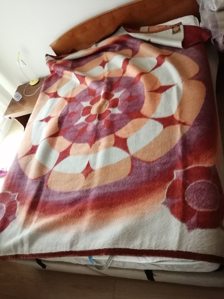 207x227 yün battaniye çift kişilik çift taraflı - Görsel 3