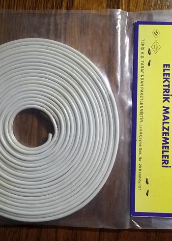 Beyaz Elektrik Kablosu - Görsel 4