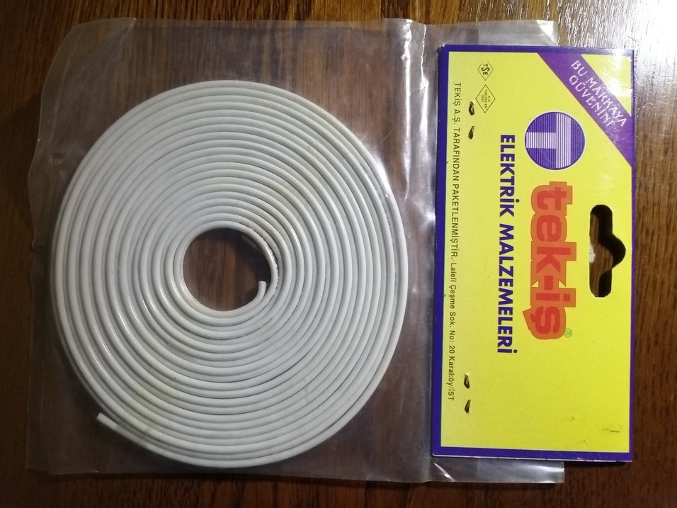 Beyaz Elektrik Kablosu - Görsel 4