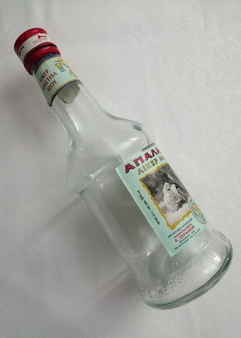 Dekor Şeffaf Cam Şişe 0,5 litrelik - Görsel 2