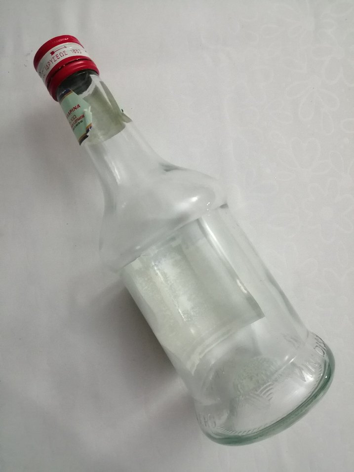 Dekor Şeffaf Cam Şişe 0,5 litrelik - Görsel 4