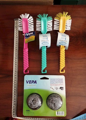 Vepa'62 Bulaşık Fırçaları ve Ovma Teli