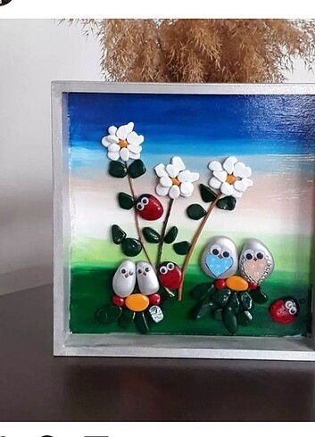  Beden çeşitli Renk Ahşap taş boyama Tablo 