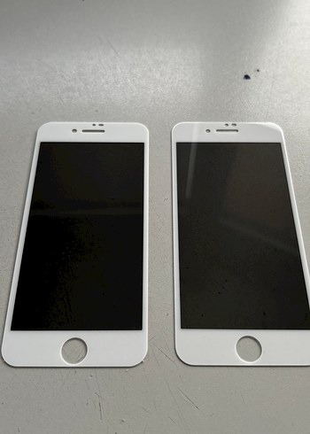 Apple Beyaz İphone Ekran Cami Seti 2li