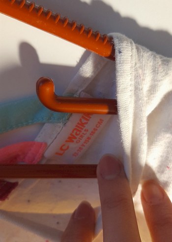 Beyaz Kız Çocuk Baskılı Tişört - Görsel 2