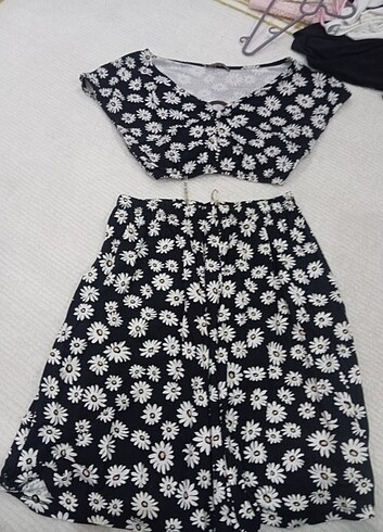Crop etek takım 