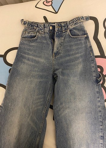 Bershka Ayarlanabilir balloon fit jean - Görsel 2