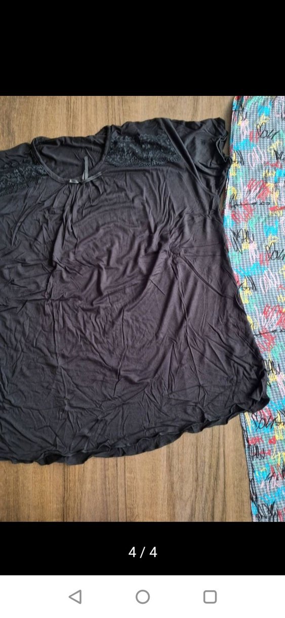 Kadın Çok Renkli Batik Desenli Salaş Pijama Takımı - Görsel 3