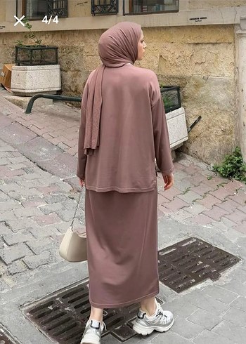 Armine Kadın Camel Uzun Kollu Rahat Elbise