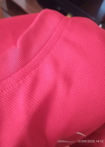 Kırmızı Erkek Bisiklet Yaka Kısa Kollu Tişört - Görsel 5