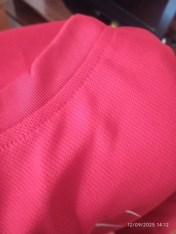 Kırmızı Erkek Bisiklet Yaka Kısa Kollu Tişört - Görsel 5