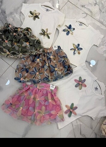 Zara ZAMBAK TÜL ETEKLİ TAKIM