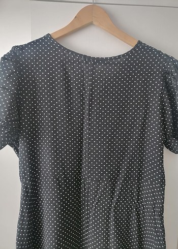 Puantiyerli elbise - Görsel 4