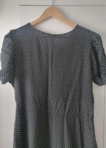 Puantiyerli elbise - Görsel 6