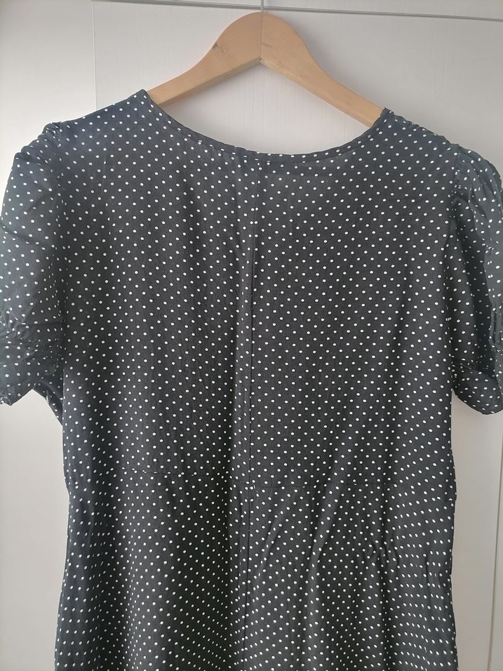 Puantiyerli elbise - Görsel 4