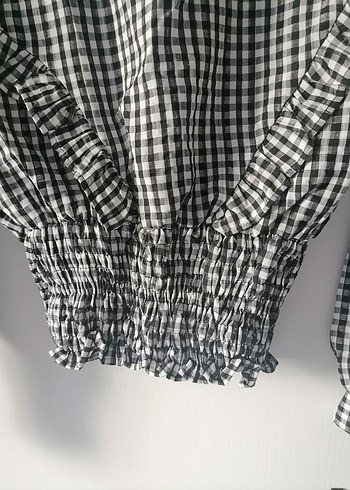 Düğmeli Kareli, Uzun Kollu - Görsel 7