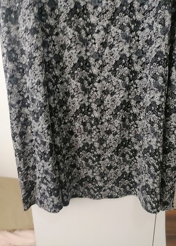 Gri Desenli Uzun Bohem Etek - Görsel 8