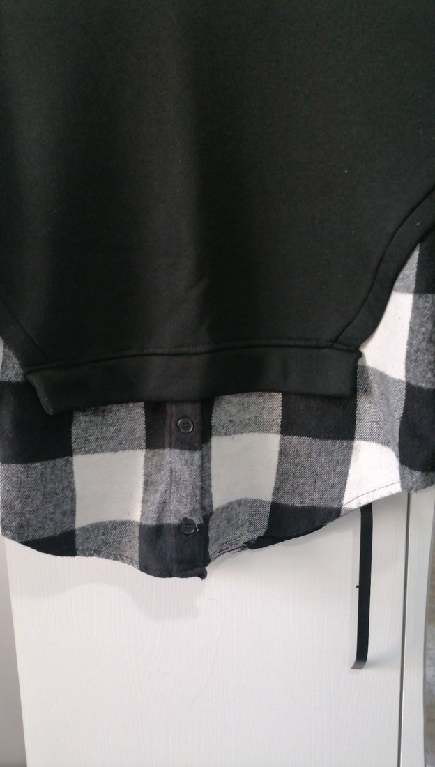 Siyah Salaş Kadın Sweatshirt - Görsel 4