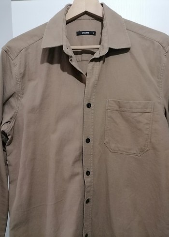 Erkek Keten Bej Kıs
 Uzun Kollu Gömlek - Görsel 2
