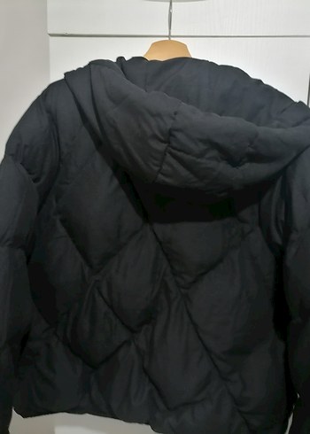 Kadın Siyah Midi mont - Görsel 7