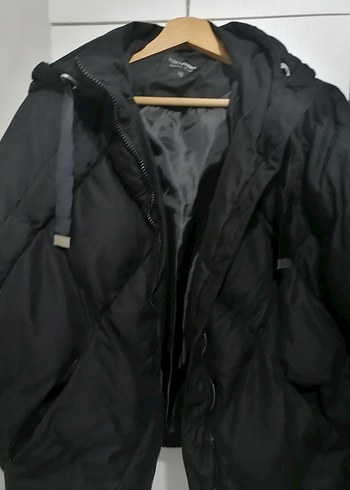 Kadın Siyah Midi mont - Görsel 3