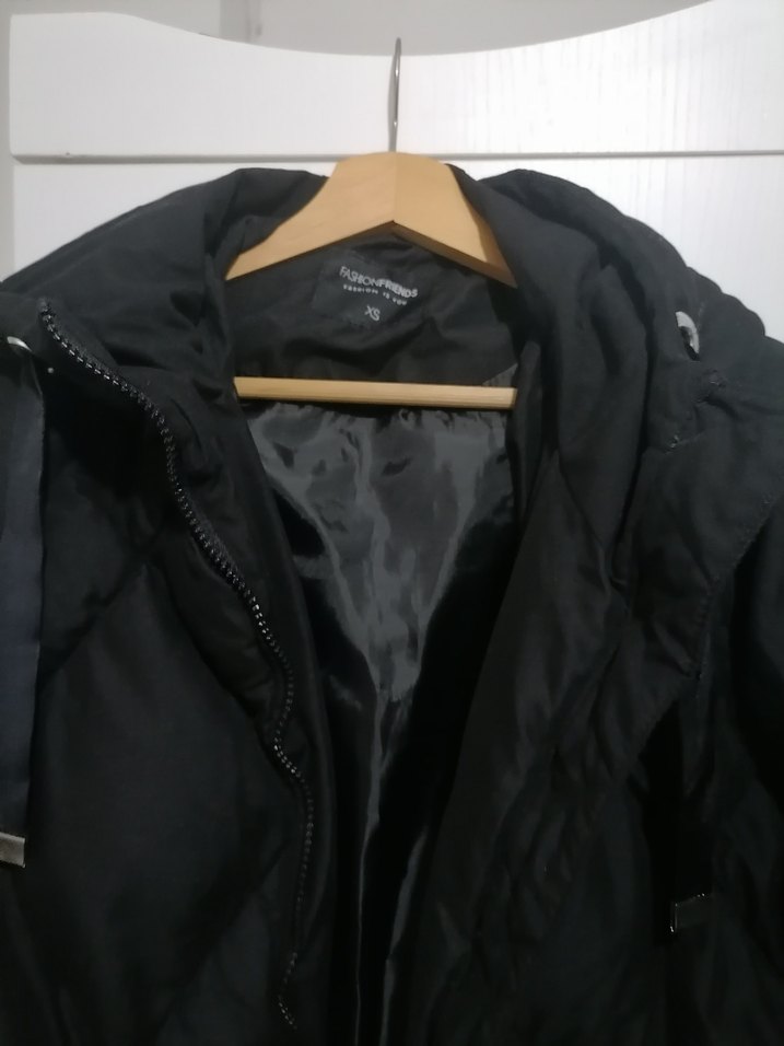 Kadın Siyah Midi mont - Görsel 2