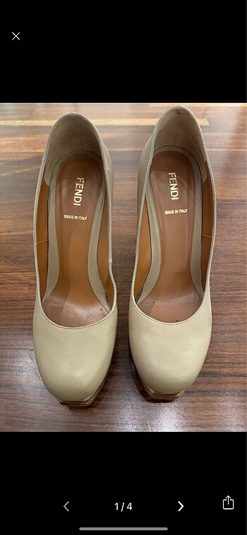 FENDİ bej rengı platform