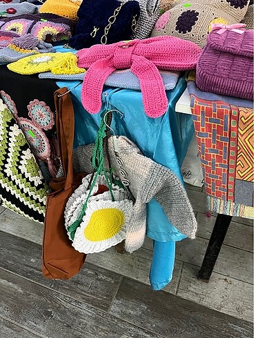 Beden çeşitli Renk El yapımı çantalar