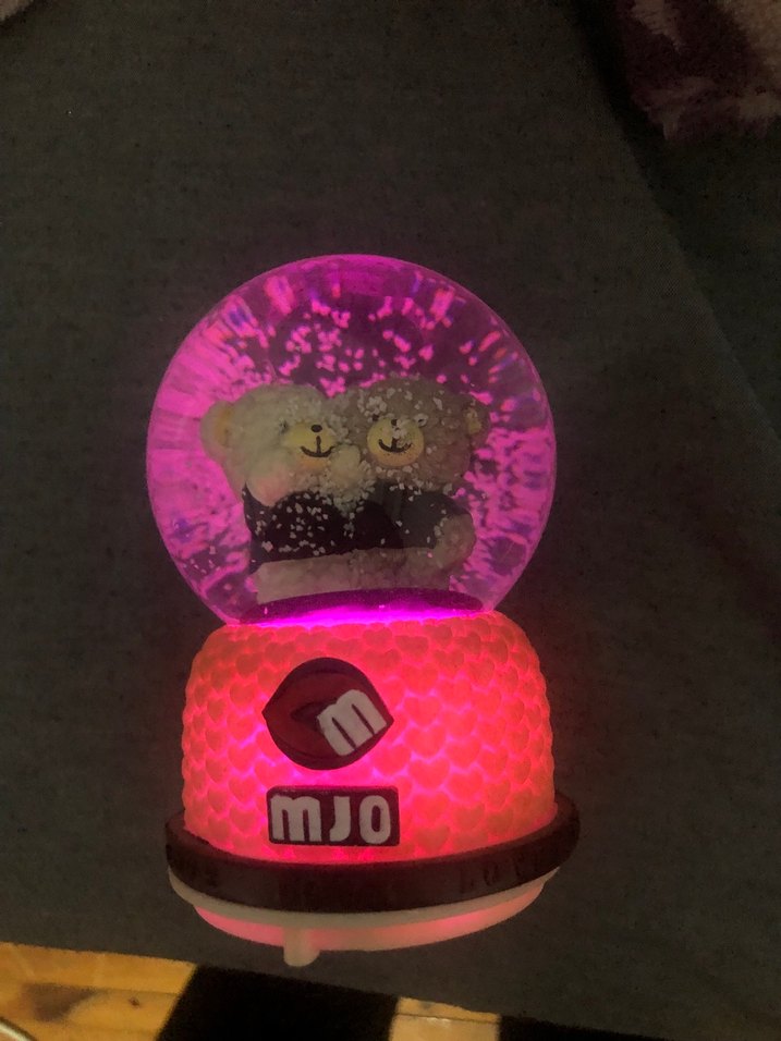 Renkli Ayıcık Temalı Kar Küresi - Görsel 2