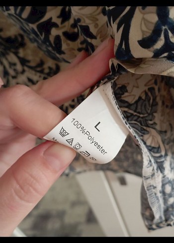 Bohem Ruffle Detaylı V Yaka Kadın Bluz - Görsel 2