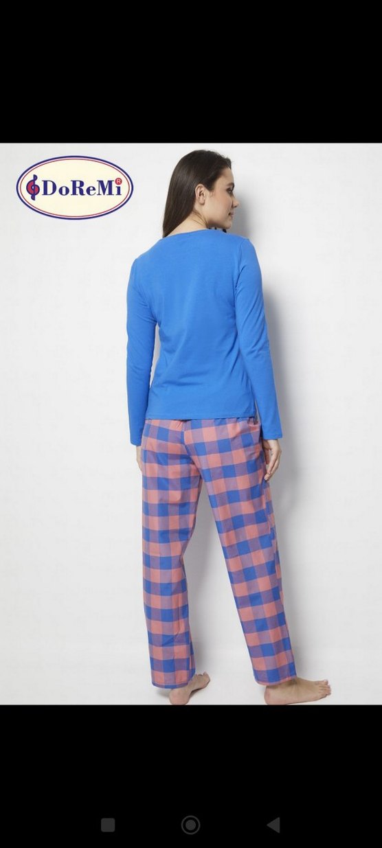 Mavi Doremi marka Rahat Kadın Pijama Takımı - Görsel 3