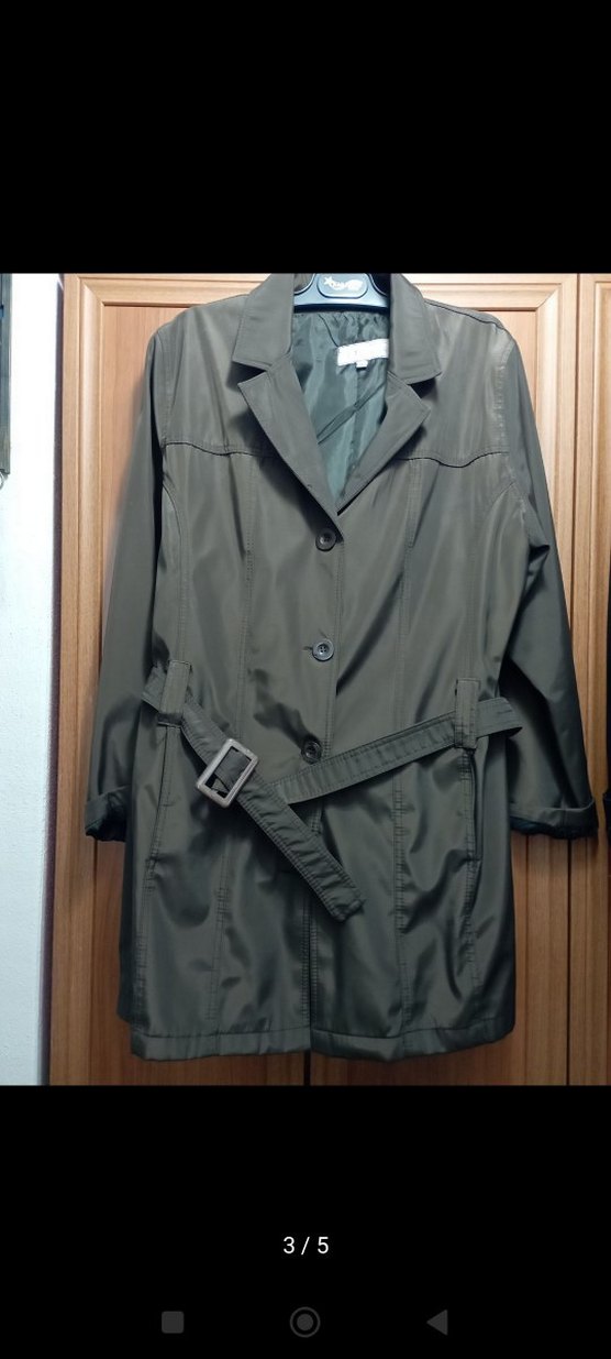 kahverengi  Trençkot - Görsel 3