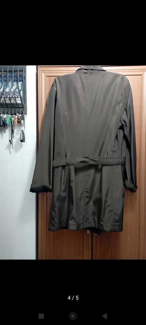 kahverengi  Trençkot - Görsel 4