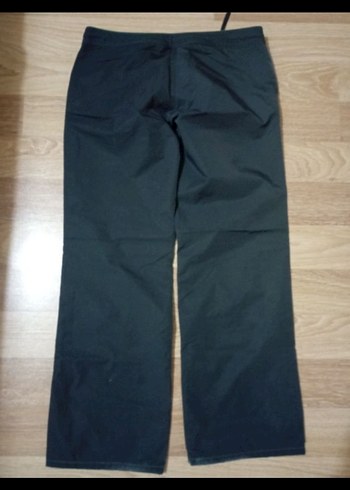 Kadın Siyah Spor Bol Kesim Kemerli Pantolon - Görsel 2