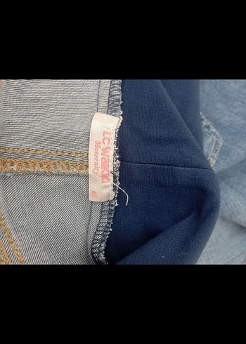 Mavi Rahat Kesim Hamile Kot Pantolon - Görsel 3