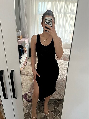 yırtmaclı elbise