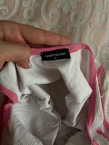 River Island lastikli crop