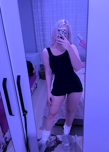 lacivert Kadın Mini Spor Tulum - Görsel 4