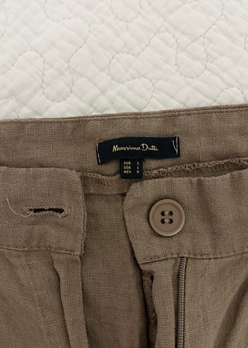 Massimo Dutti Massimo Bej Keten Pantolon