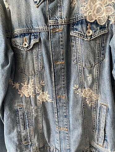 m Beden mavi Renk Oversize kot ceket