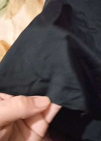 Pembe Siyah Desenli Kemerli Midi Mayo - Görsel 4