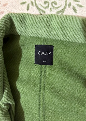 Yeşil Uzun Kollu Düğmeli Ceket - Görsel 3