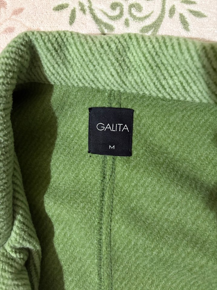 Yeşil Uzun Kollu Düğmeli Ceket - Görsel 3